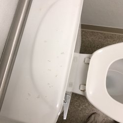 Labcorp - What's on the toilet???? This is so not sanitary!!