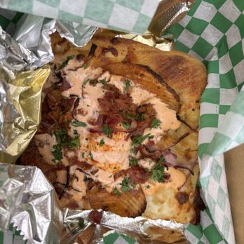 Pizzasaurus Rex - Dino pizza - potato bacon delicisousness - Pizza Near Me - Sacramento, California