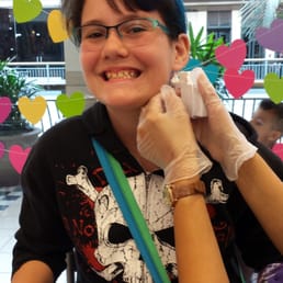 Kiddo getting her ears pierced Kiddo getting her ears pierced