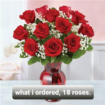 Conroy's Flowers - What i ordered the website. 18 roses with vase, $84... - Florists Near Me - Redondo Beach, California Conroy's Flowers - What i ordered the website. 18 roses with vase, $84... - Florists Near Me - Redondo Beach, California