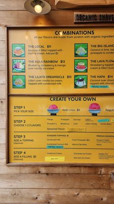 Menu photo 2 Kula Shave Ice Hilo, HI