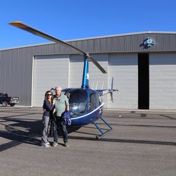 Gryphon Helicopter Tours - Happy couple after Rio Grande Tour