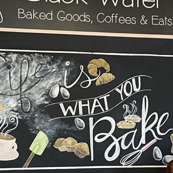 Black Water Bakery - Back wall art. - Bakeries Near Me - Cambridge, Maryland
