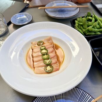 Sushi Roku - Hamachi Serrano appetizer - Japanese Near Me - Newport Beach, California Sushi Roku - Hamachi Serrano appetizer - Japanese Near Me - Newport Beach, California
