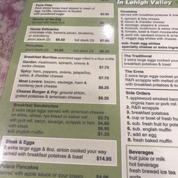 Great menu choices Great menu choices