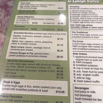 The Breakfast Table - Great menu choices - Breakfast & Brunch Near Me - Easton, Pennsylvania