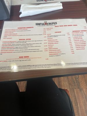Menu photo 4 Sinful Crepes Boynton Beach, FL Menu photo 4 Sinful Crepes Boynton Beach, FL