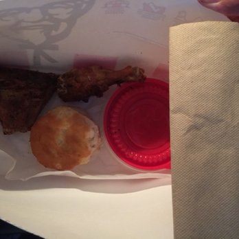 KFC - Grilled chicken at KFC with their napkin on the side for size comparison. - Fast Food Near Me - San Pedro, California KFC - Grilled chicken at KFC with their napkin on the side for size comparison. - Fast Food Near Me - San Pedro, California