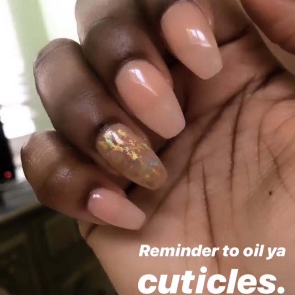 M54 Nails - Full set with dip powder and an accent nail with gold foil. - Nail Salons Near Me - Washington, DC, District of Columbia M54 Nails - Full set with dip powder and an accent nail with gold foil. - Nail Salons Near Me - Washington, DC, District of Columbia