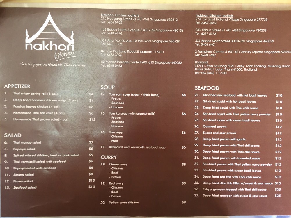 Nakhon Kitchen 53 Photos 25 Reviews Thai 27a Lorong Liput