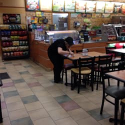 Subway - Clearly every employee cares deeply about store appearance.