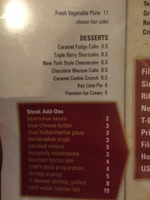 Menu photo 3 The Chop House Kingsport, TN
