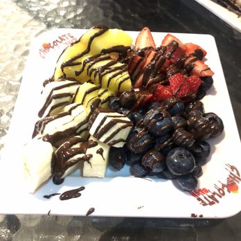 Chocolate Bash - Fruit was a MUST with the richness of the Nutella sauce on the crepes! - Desserts Near Me - Tustin, California Chocolate Bash - Fruit was a MUST with the richness of the Nutella sauce on the crepes! - Desserts Near Me - Tustin, California