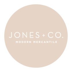 Jones + Co - We believe in celebrating the moment, the artisan way. We are a modern mercantile of thoughtful curations for home, body, and planet intende