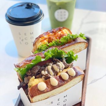 Semicolon Cafe - Bulgogi and Chicken! With matcha in the back. - @eatwithher - Coffee & Tea Near Me - Bellevue, Washington Semicolon Cafe - Bulgogi and Chicken! With matcha in the back. - @eatwithher - Coffee & Tea Near Me - Bellevue, Washington