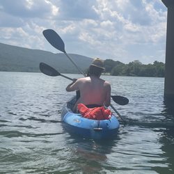 Boats & Bikes at Bald Eagle State Park - Paddling with friends.