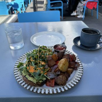 JRDN Restaurant - Set up! Avocado toast had a spicy kick to it. - New American Near Me - San Diego, California JRDN Restaurant - Set up! Avocado toast had a spicy kick to it. - New American Near Me - San Diego, California