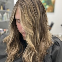 M.I.A. by Ari - Balayage touch up to refresh color and brightening the face frame