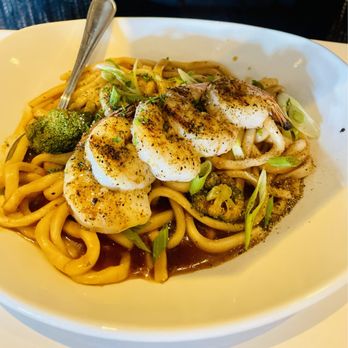 Bonefish Grill - Black Pepper Udon with Shrimp - Seafood Near Me - Buford, Georgia