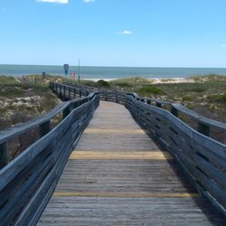 Burney Park - Long boardwalk clean and sturdy. Stroll down to the a beach, so sparkling purdy.