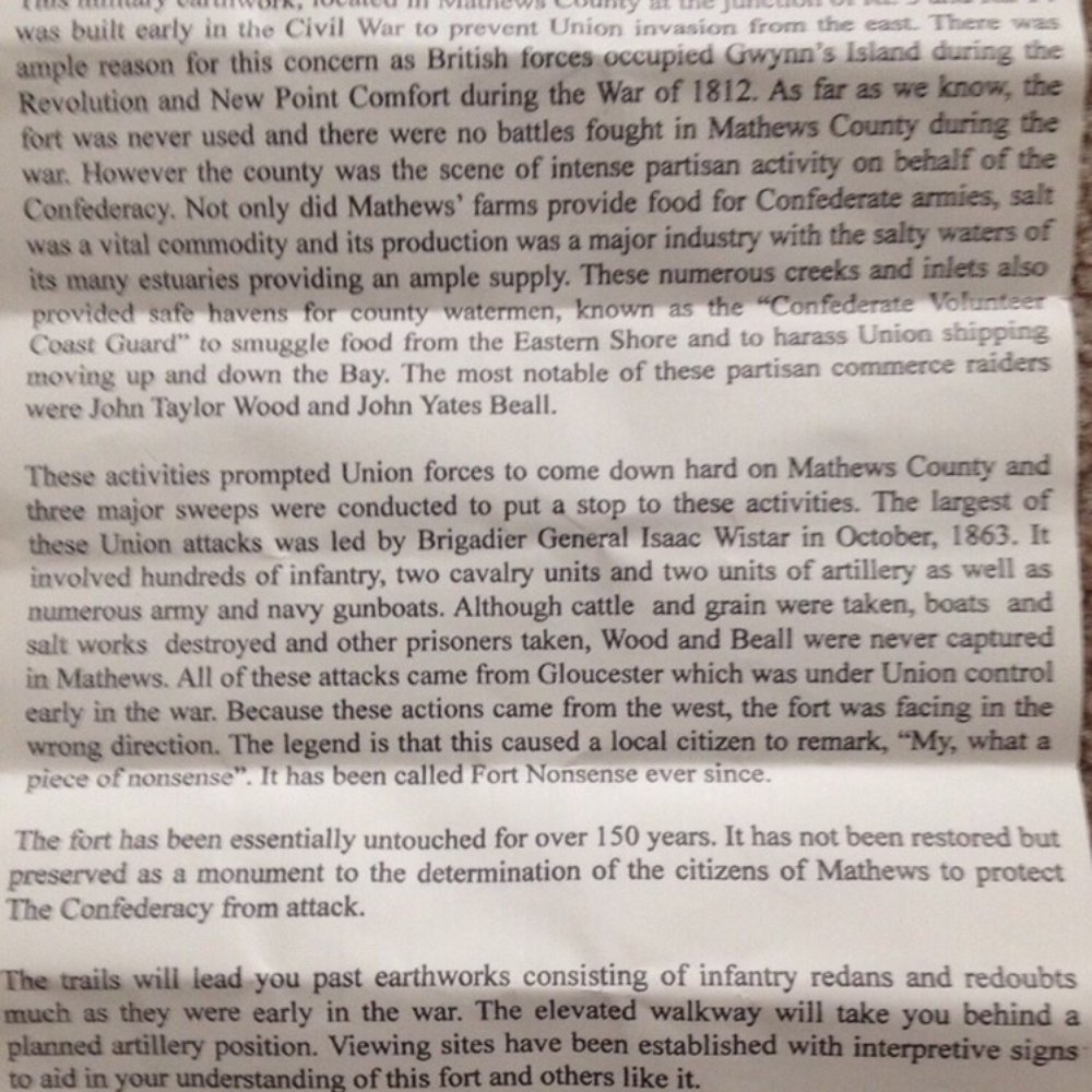 Fort Nonsense - Pamphlet #2 - Landmarks & Historical Buildings Near Me Fort Nonsense - Pamphlet #2 - Landmarks & Historical Buildings Near Me