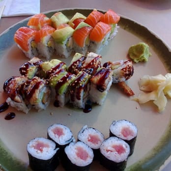 Ichiban - Top Sunny Roll, Middle Crunch Roll, and Bottom Tekka Maki - Japanese Near Me - San Diego, California