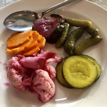 Cure - House pickled vegetables - New American Near Me - Rochester, New York Cure - House pickled vegetables - New American Near Me - Rochester, New York