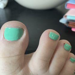 Fingertips Nails & Spa - she filed short enough to draw blood and kept cutting the edges and skin with the cuticle tool