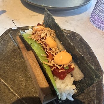 PLANTA Brentwood - SPICY TUNA HAND ROLL - Asian Fusion Near Me - Los Angeles, California PLANTA Brentwood - SPICY TUNA HAND ROLL - Asian Fusion Near Me - Los Angeles, California