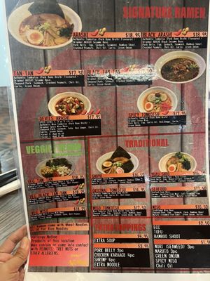 Menu photo 8 Ramen Arashi Banff, AB