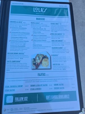 Menu photo 5 Lola’s Beach Cantina Norfolk, VA