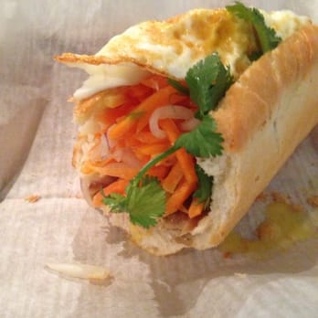 Ba Mien Bistro - My half eaten banh mi. Amazing! - Vietnamese Near Me - Houston, Texas Ba Mien Bistro - My half eaten banh mi. Amazing! - Vietnamese Near Me - Houston, Texas