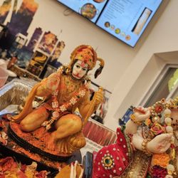 Nawabi Hyderabad House - Lord Hanuman, the devoted monkey god known for his immense strength, loyalty, and dedication to Lord Rama.