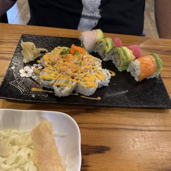 YoshiSushi - Rainbow roll and volcano roll - Sushi Bars Near Me - Wilmington, North Carolina YoshiSushi - Rainbow roll and volcano roll - Sushi Bars Near Me - Wilmington, North Carolina