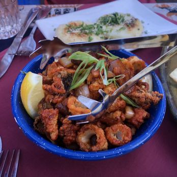 Q'ero Restaurant - Calamari Diablada - Latin American Near Me - Encinitas, California Q'ero Restaurant - Calamari Diablada - Latin American Near Me - Encinitas, California
