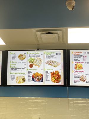 Menu photo 2 Paleteria San Marcos Farmers Branch, TX