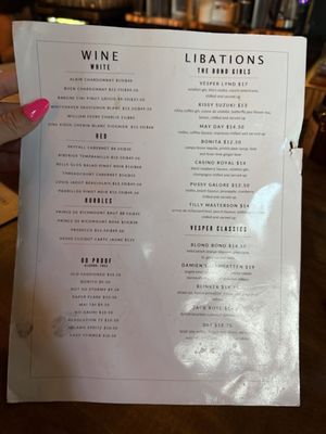 Menu photo 1 Vesper Atlanta, GA Menu photo 1 Vesper Atlanta, GA