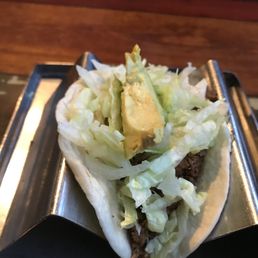 BYO Vegan taco with lettuce and avocado BYO Vegan taco with lettuce and avocado