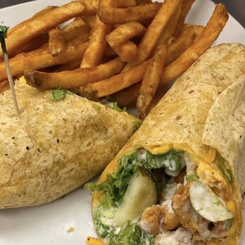 Caps & Flasks - Crispy chicken wrap - Bars Near Me - Sulphur Springs, Texas Caps & Flasks - Crispy chicken wrap - Bars Near Me - Sulphur Springs, Texas