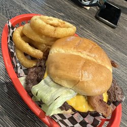 22's Grill - Double patty bacon cheese smash burger