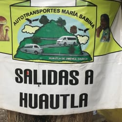 Autotransportes Maria Sabina - Lona casi en la entrada