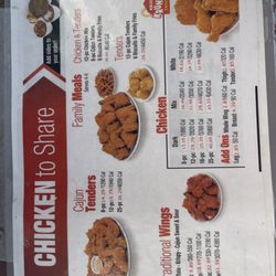 Krispy Krunchy Chicken - Updated menu pricing
