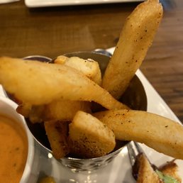 Seasoned steak fries were delicious Seasoned steak fries were delicious