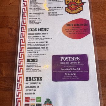 Chile Colorado - menu - Mexican Near Me - Colorado Springs, Colorado Chile Colorado - menu - Mexican Near Me - Colorado Springs, Colorado