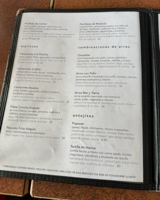 Menu photo 2 Los Andes Restaurant Danbury, CT Menu photo 2 Los Andes Restaurant Danbury, CT