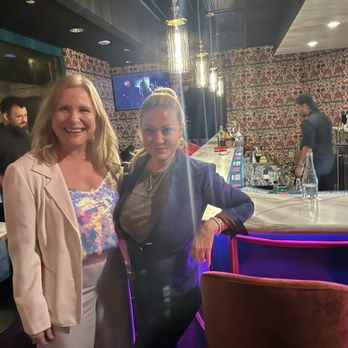 The Kookaburra Lounge - My wife, Laura, and the owner of the beautiful club Katie in the VIP Green room! - Comedy Clubs Near Me - Los Angeles, California The Kookaburra Lounge - My wife, Laura, and the owner of the beautiful club Katie in the VIP Green room! - Comedy Clubs Near Me - Los Angeles, California