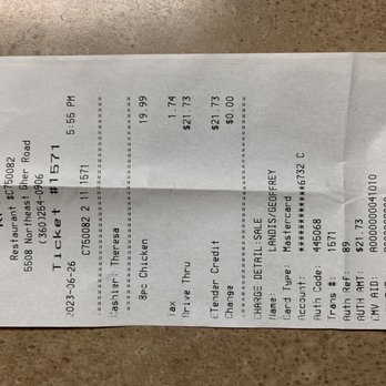KFC - Recript - Fast Food Near Me - Orchards, Washington KFC - Recript - Fast Food Near Me - Orchards, Washington