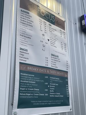Menu photo 1 Focus Coffee Wasilla, AK