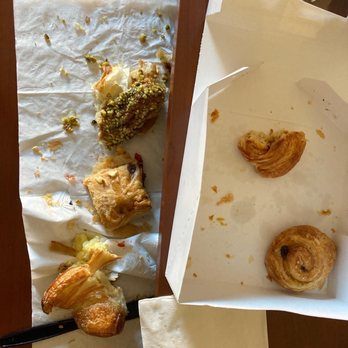 Frogs Organic Bakery - Sampler box, pistachio croissant, guava cream cheese turnover and crème turnover. - Bakeries Near Me - Gardena, California Frogs Organic Bakery - Sampler box, pistachio croissant, guava cream cheese turnover and crème turnover. - Bakeries Near Me - Gardena, California