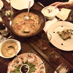 O pescador - Moqueca with fish, tapioca fried shrimp and fish ceviche.